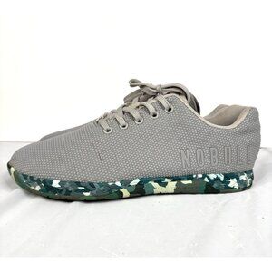 NoBull Outwork Strength Training Grey Shoes Men’s 10.5 Women’s 12 Camo Outsole